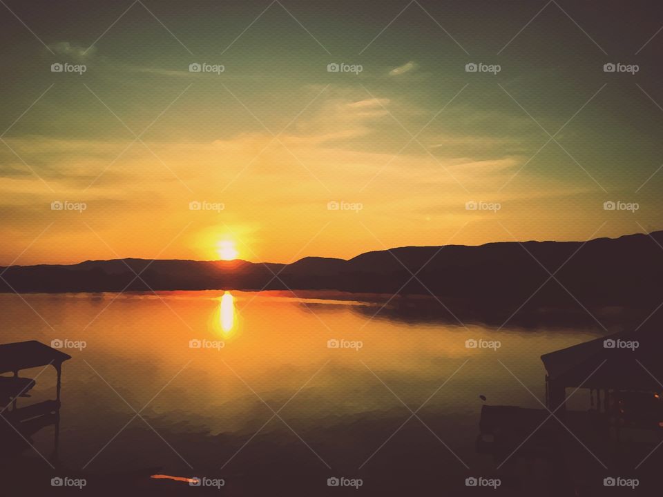 Lake sunrise

