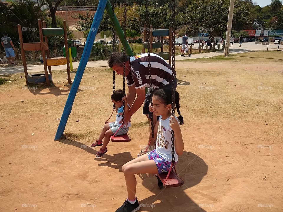 Criança no parque