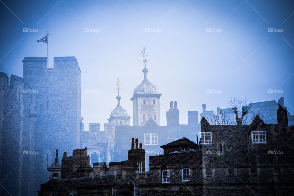 An interesting double exposure of London street patterns.