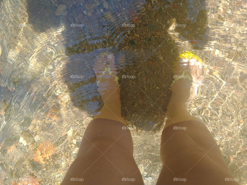 água limpa lugar perfeito