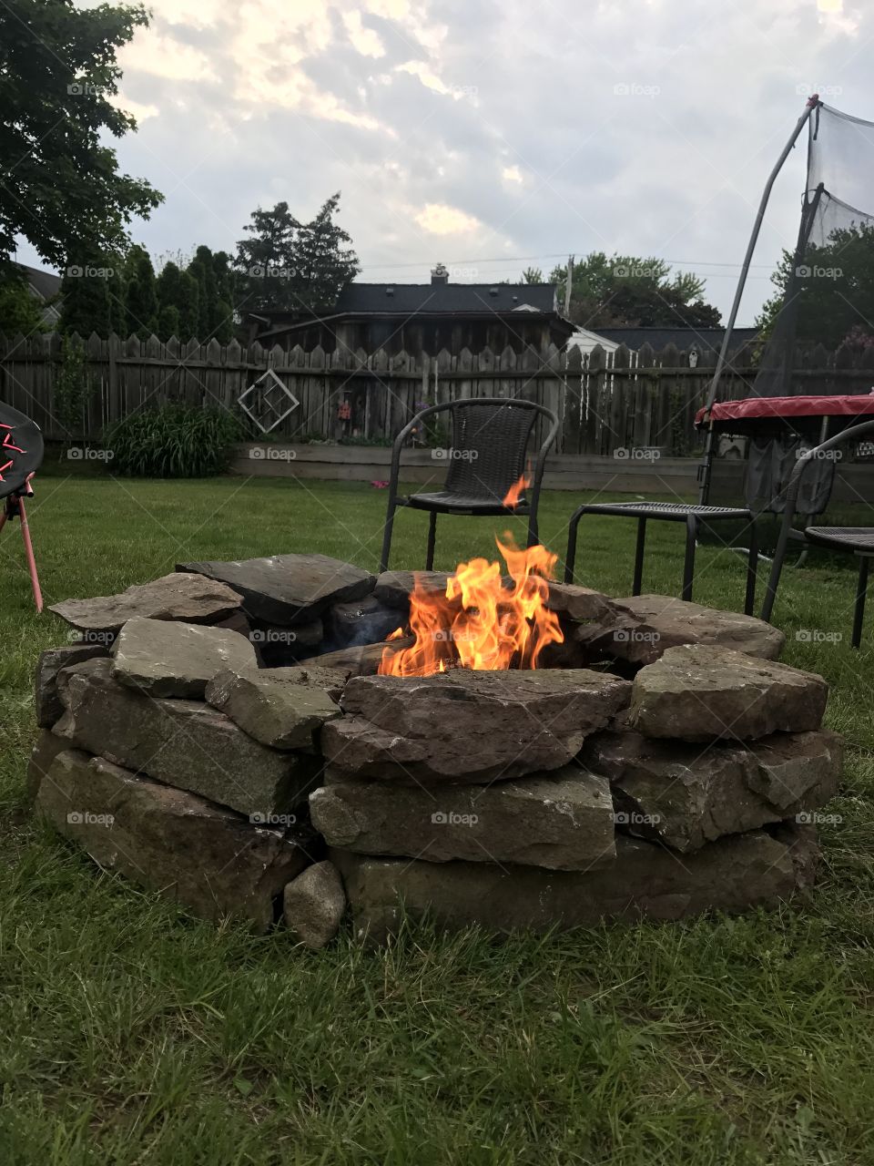 Backyard Fire 