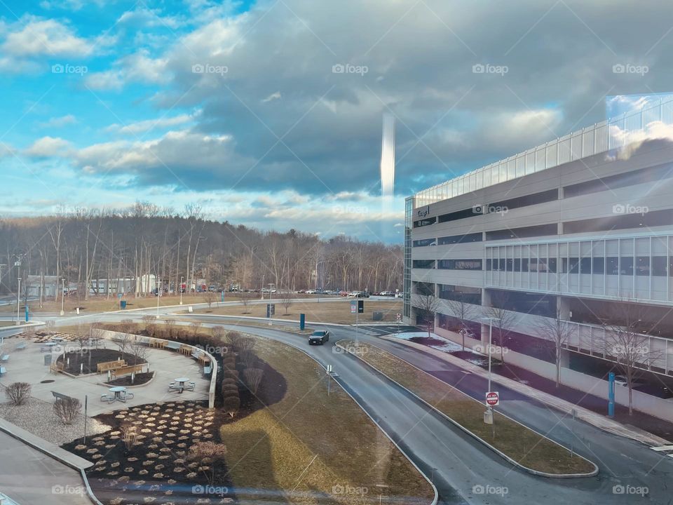 Architecture way and building 