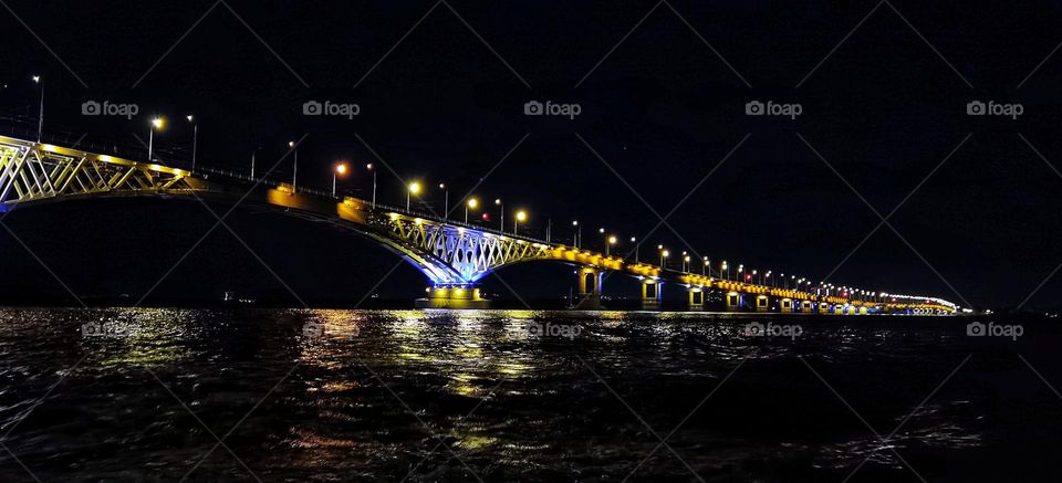 Bridge in the night