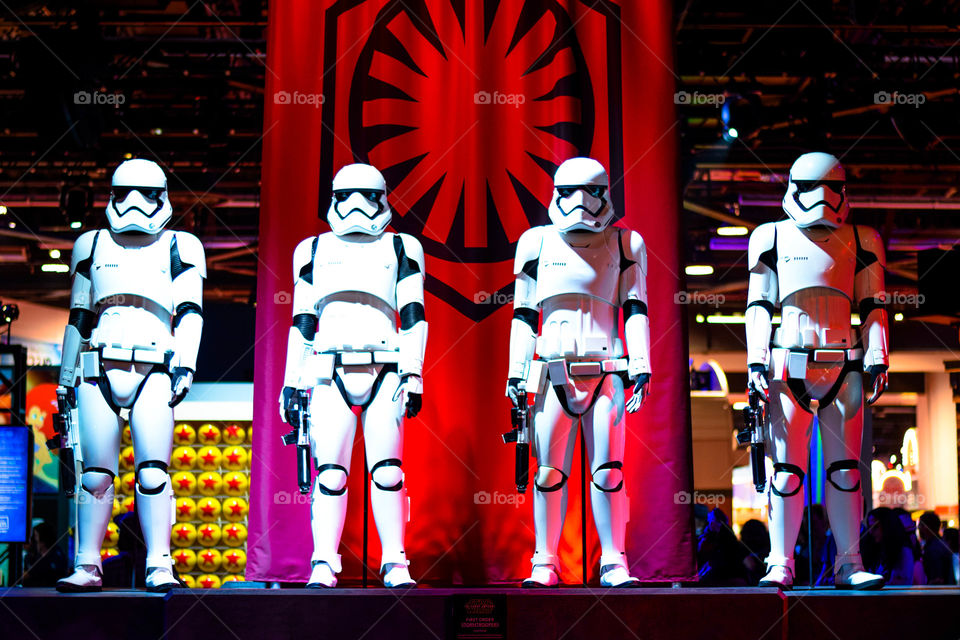 D23 Expo. Taken at D23 expo in 2015. Star Wars exhibit for upcoming film "the force awakens"