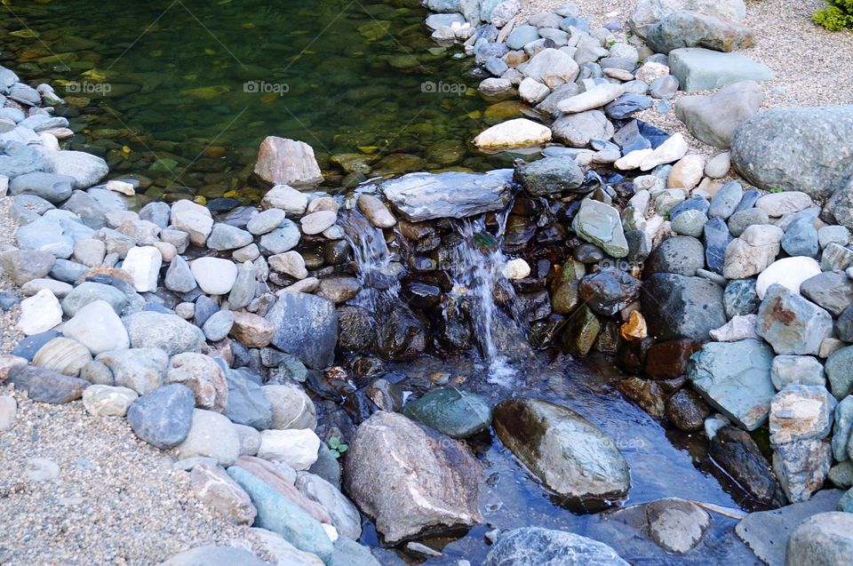 creek in stones