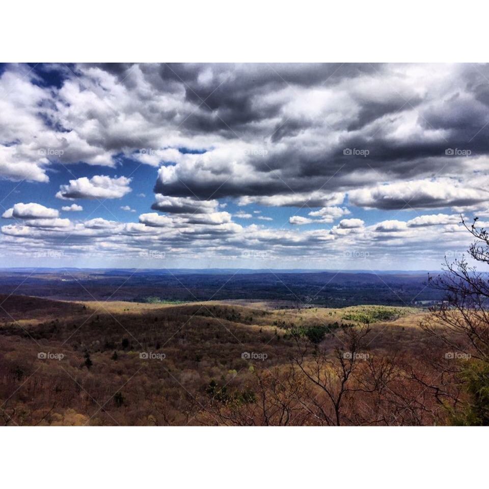 View from The Notch. Part of the Mount Holyoke Range in South Hadley, MA