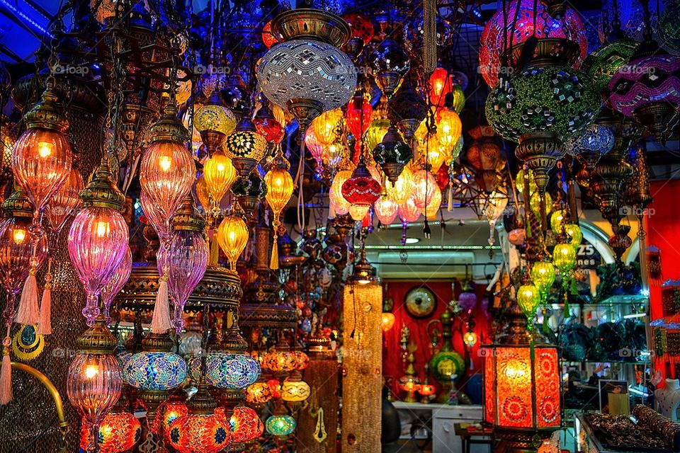 Colorfull lamps