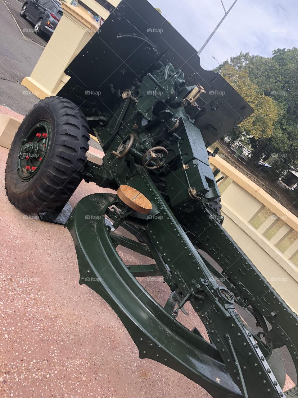 Restored military weapon