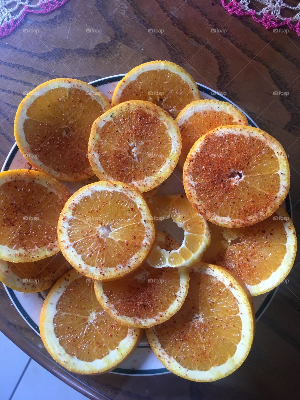 Naranja con chile