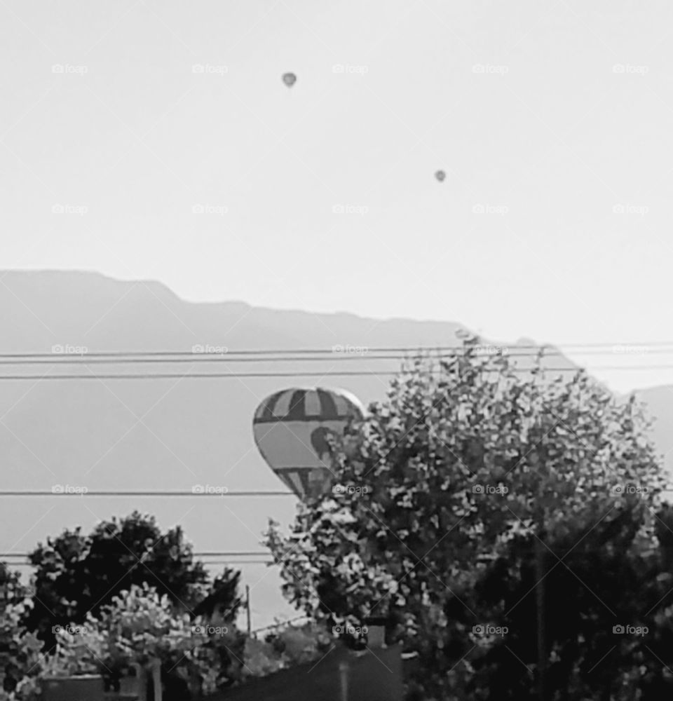 Hot Air Balloon Afloat