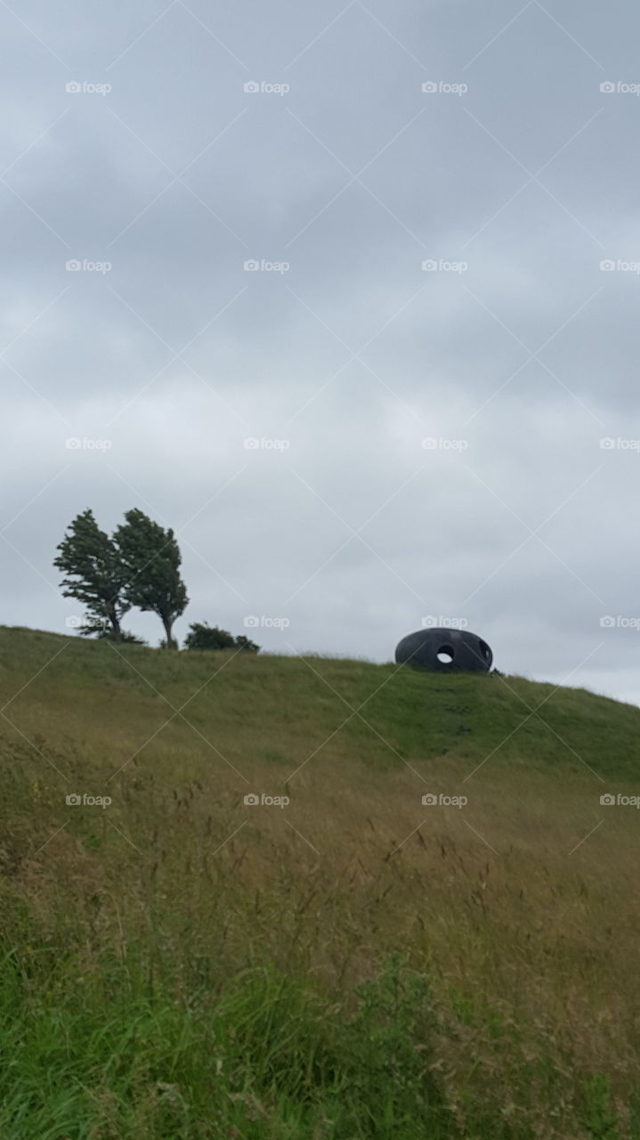 sculpture on the hill