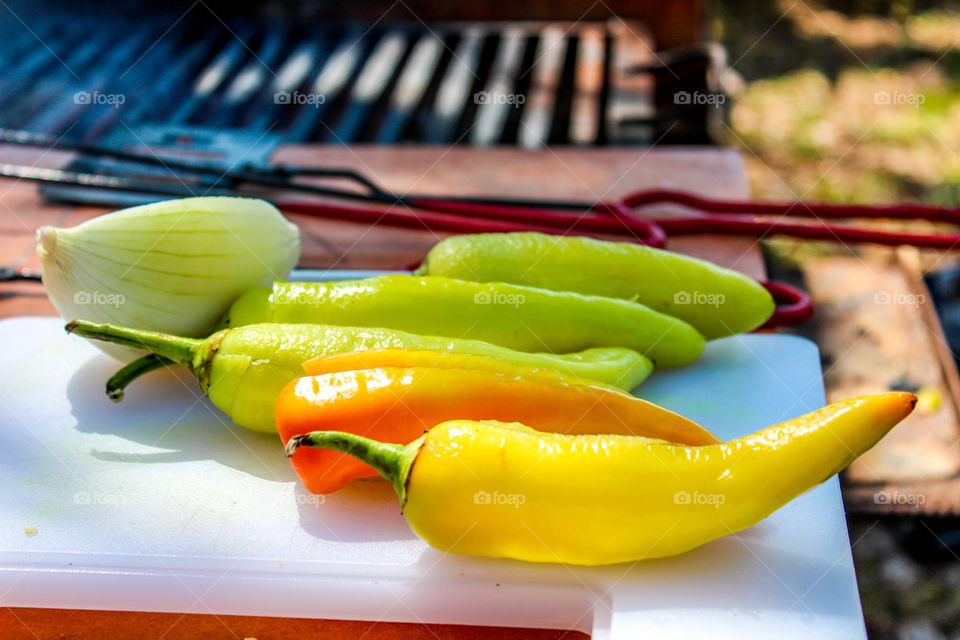 Grilling Peppers