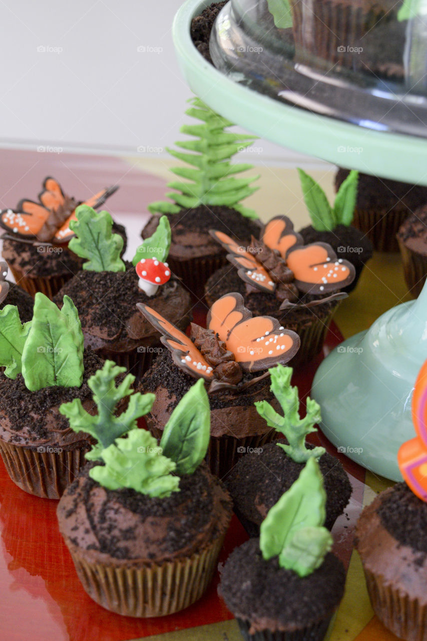 Woodland Forest Cupcakes 