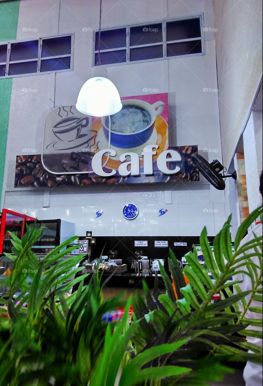 Parada para o café