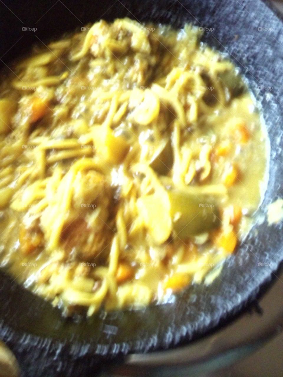 I love my self some curry chicken to day an this is what this picture is saying come eat me