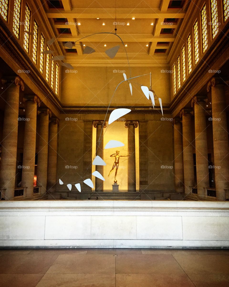 Ghost and Diana at the Philadelphia Museum of Art