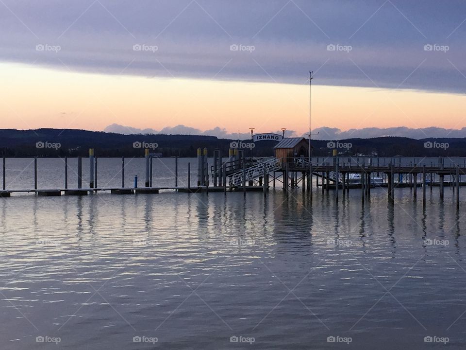 Seaside in the evening 