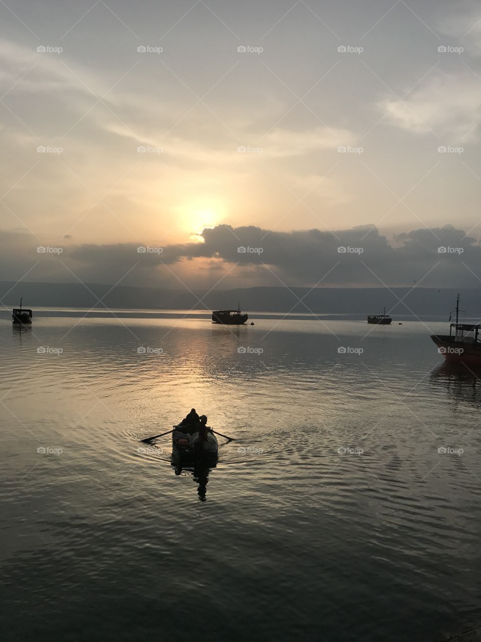 Seascape - Sea of Galilee in Israel 