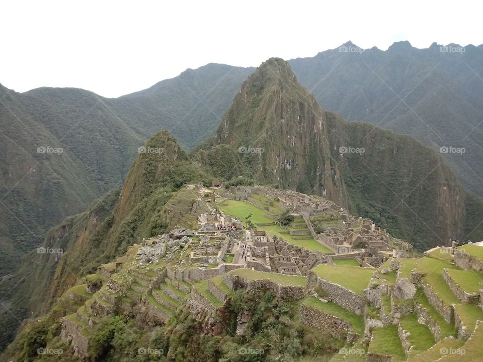 Beautiful Machu Picchu landscape