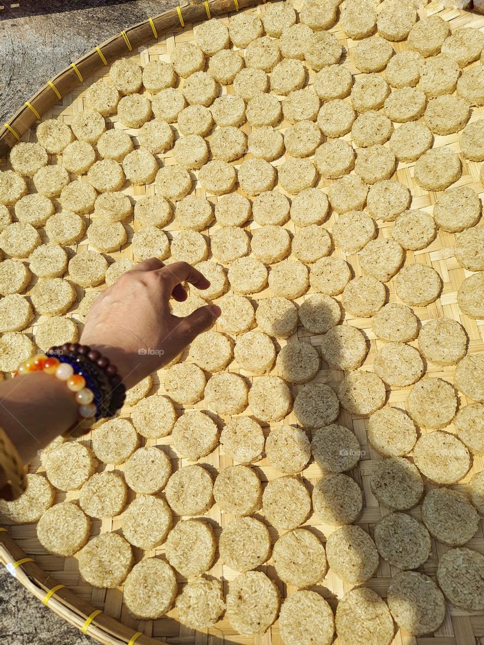 drying crackers