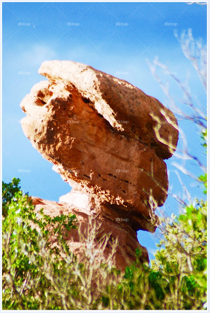 Balancing Rock at The Garden of The God’s, Colorado