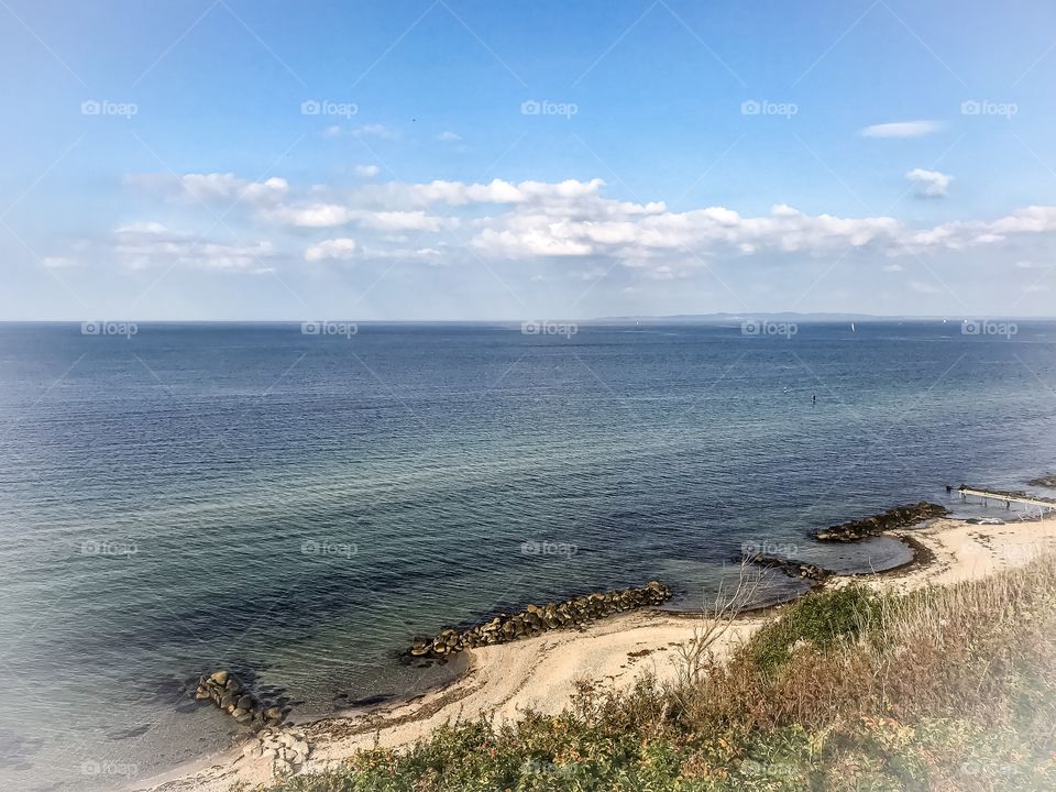 Gilleleje Beach in Denmark