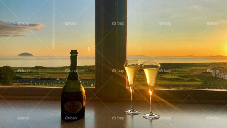 Romantic Sunset In UK