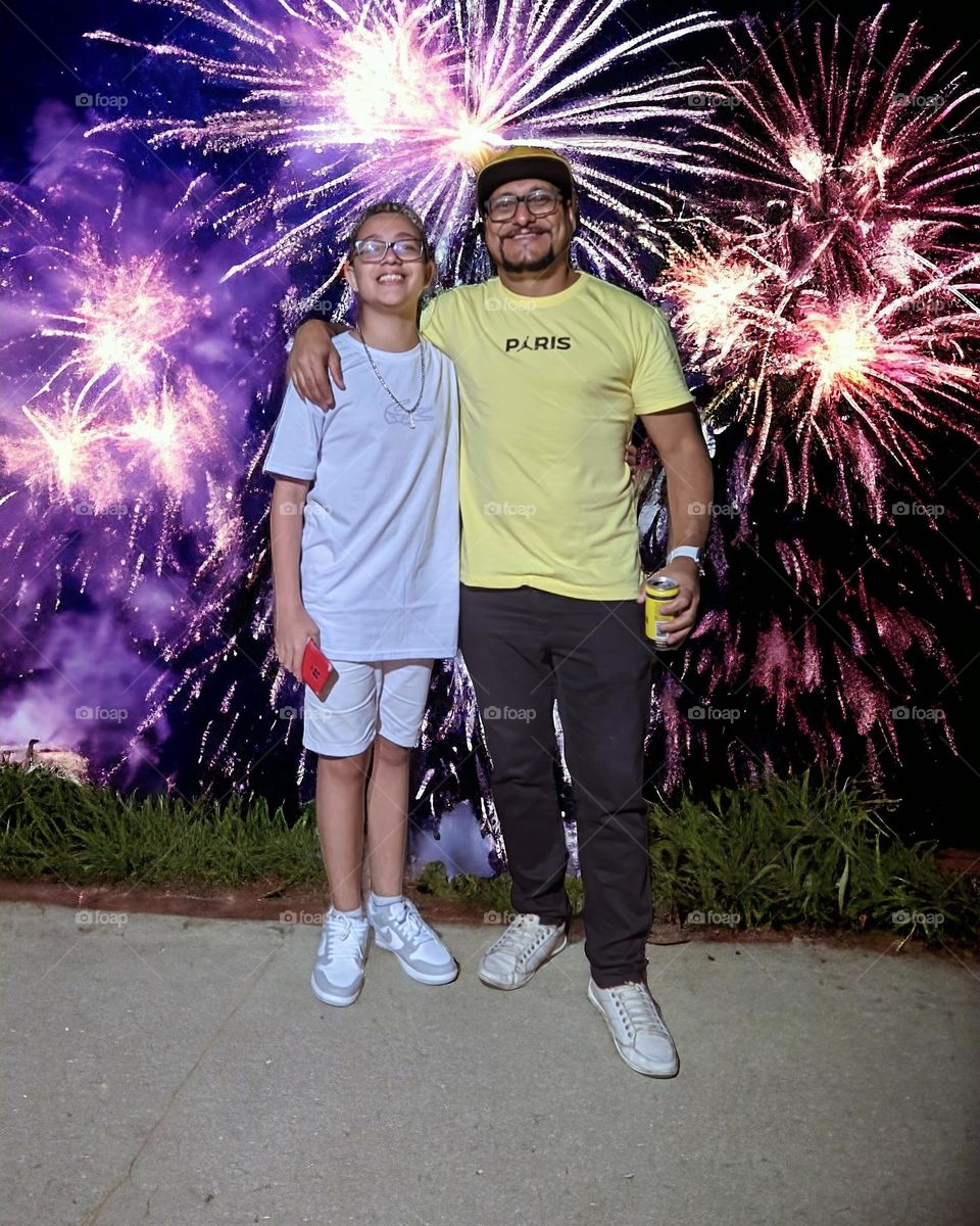 new year with my son