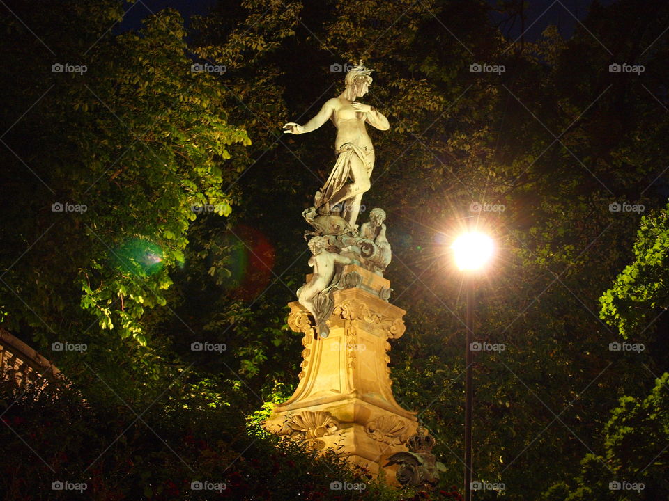 The statue in Stuttgart