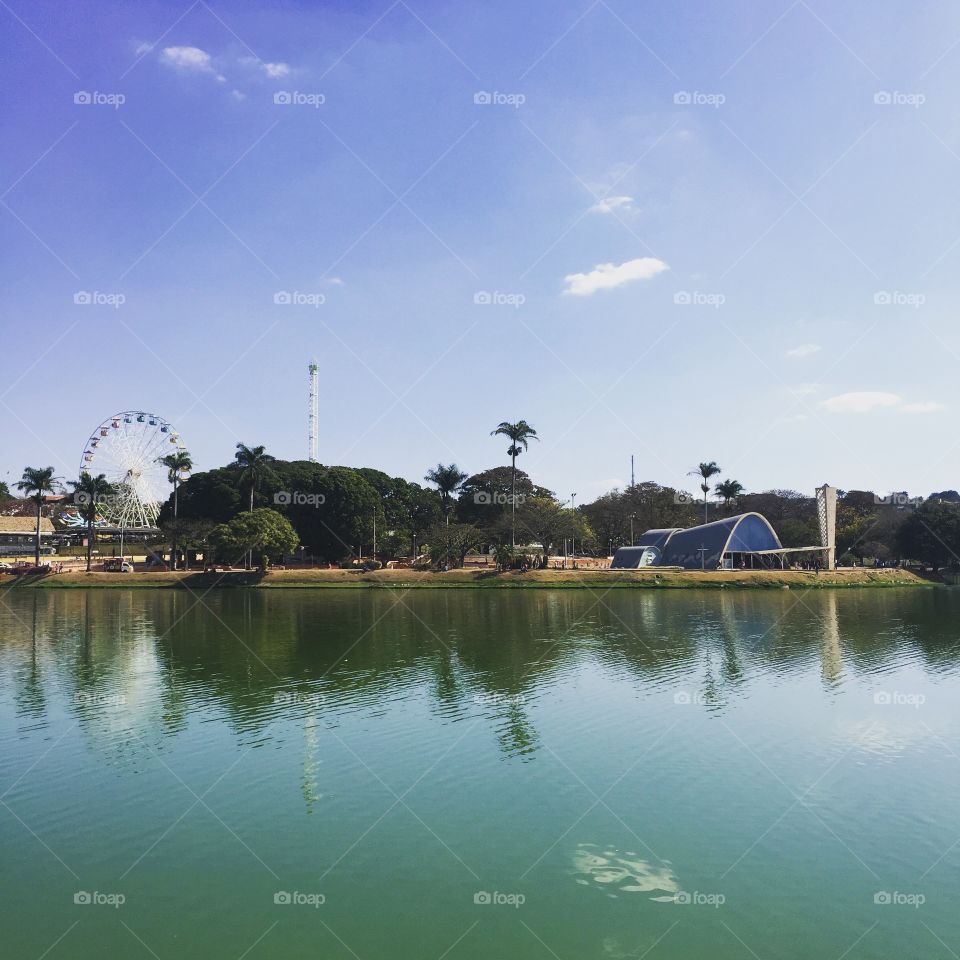 Pampulha Lagoon. Belo Horizonte, MG - Brazil