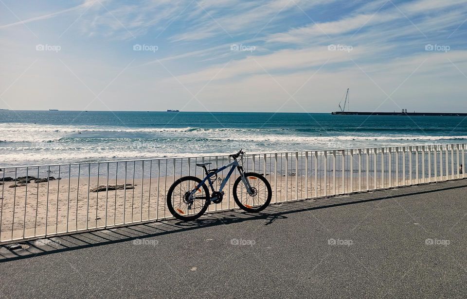 bicycle on the beach