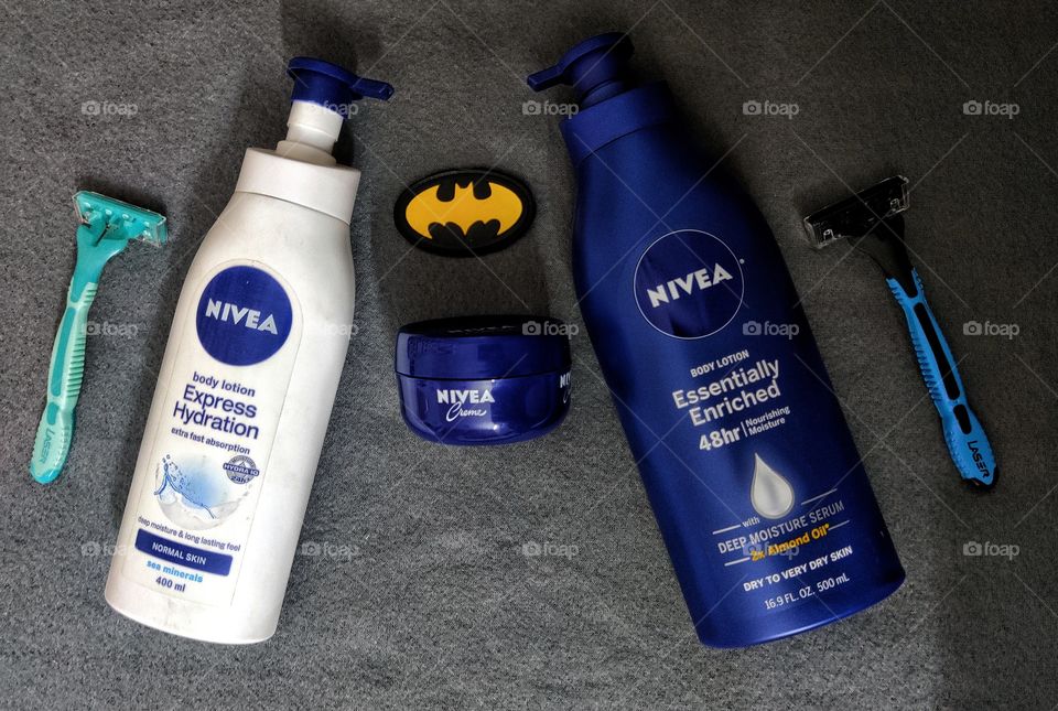 Nivea-Each man is unique
Skin care essential 
Light Dark combo even in photo