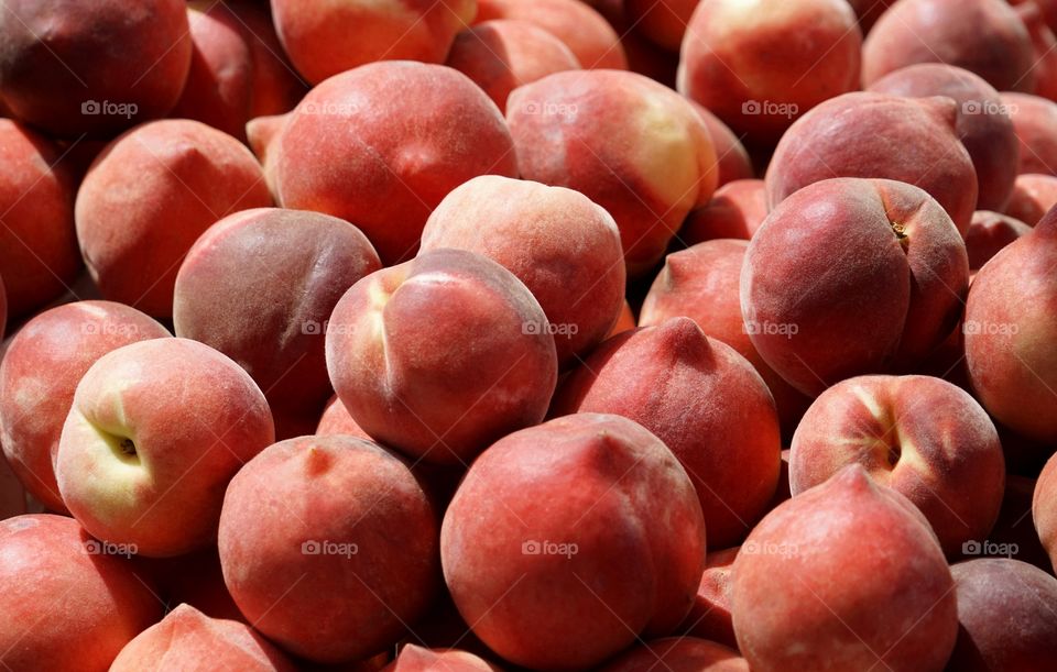 Ripe Summer Peaches