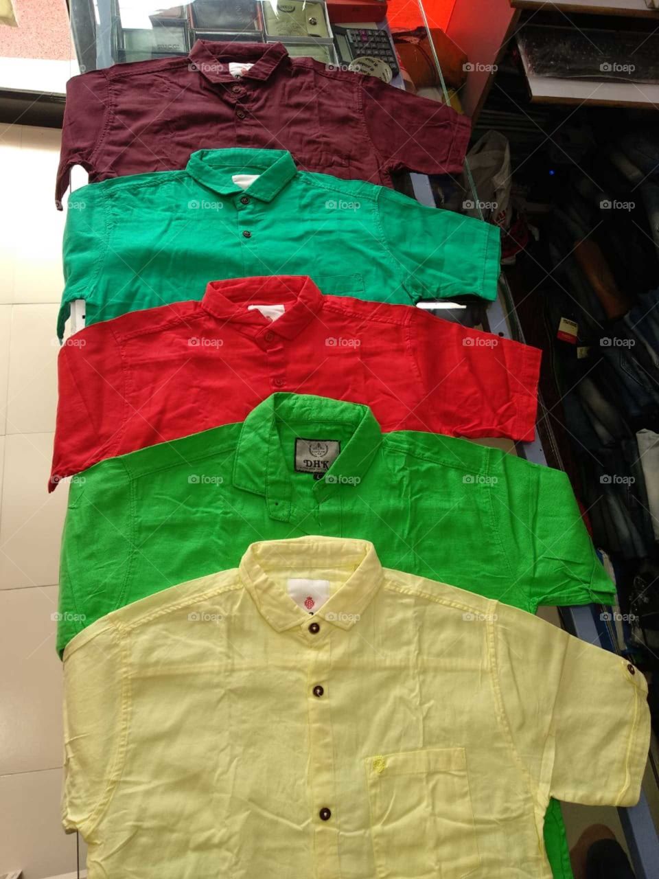 colours of shirts