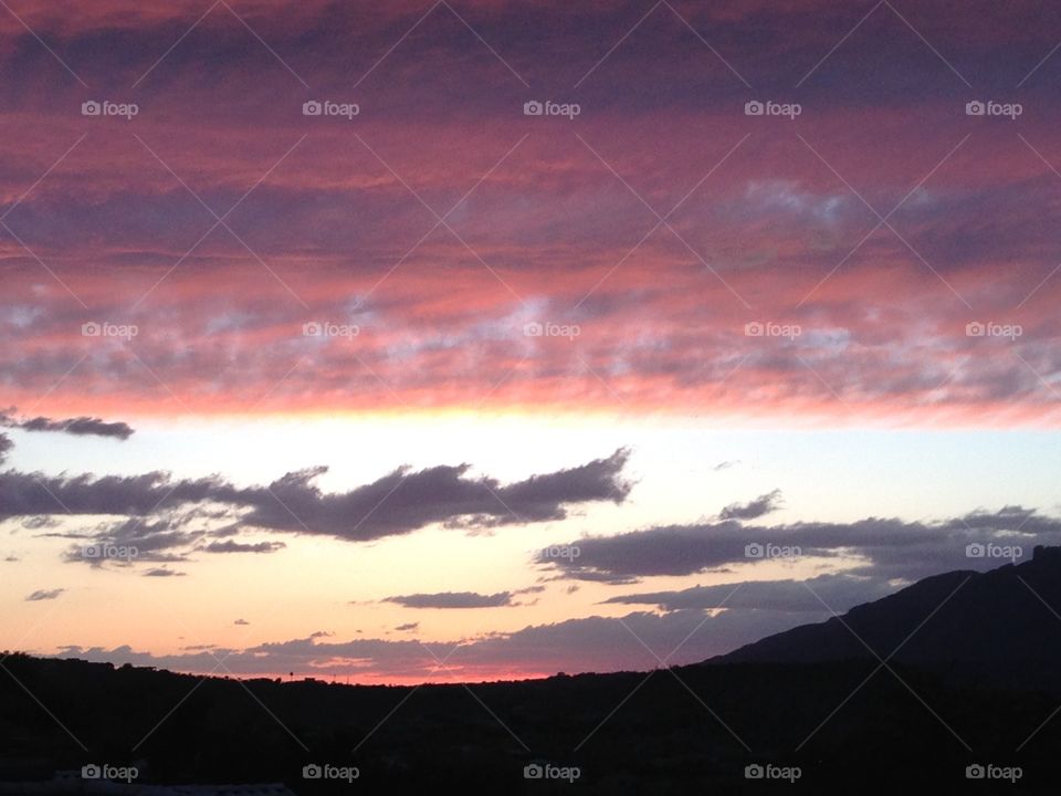 Sunset Tucson . Tucson AZ sunset 2015