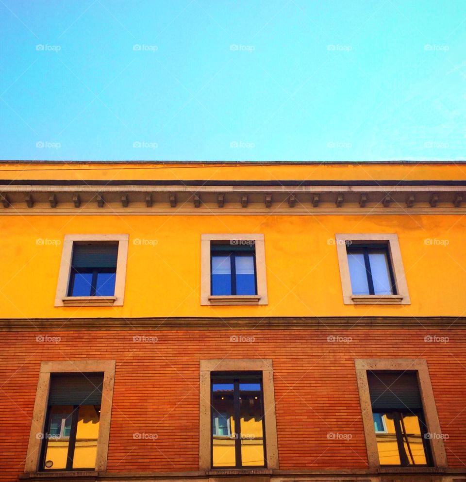 Windows in Milan
