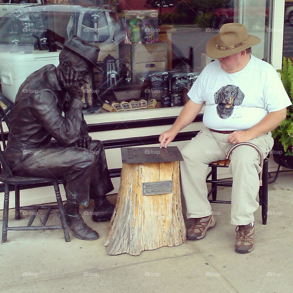 Checkers on the Square