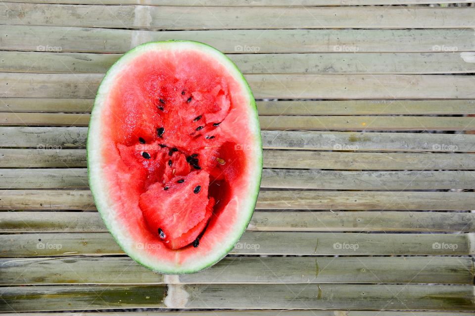 Red watermelon to eat
