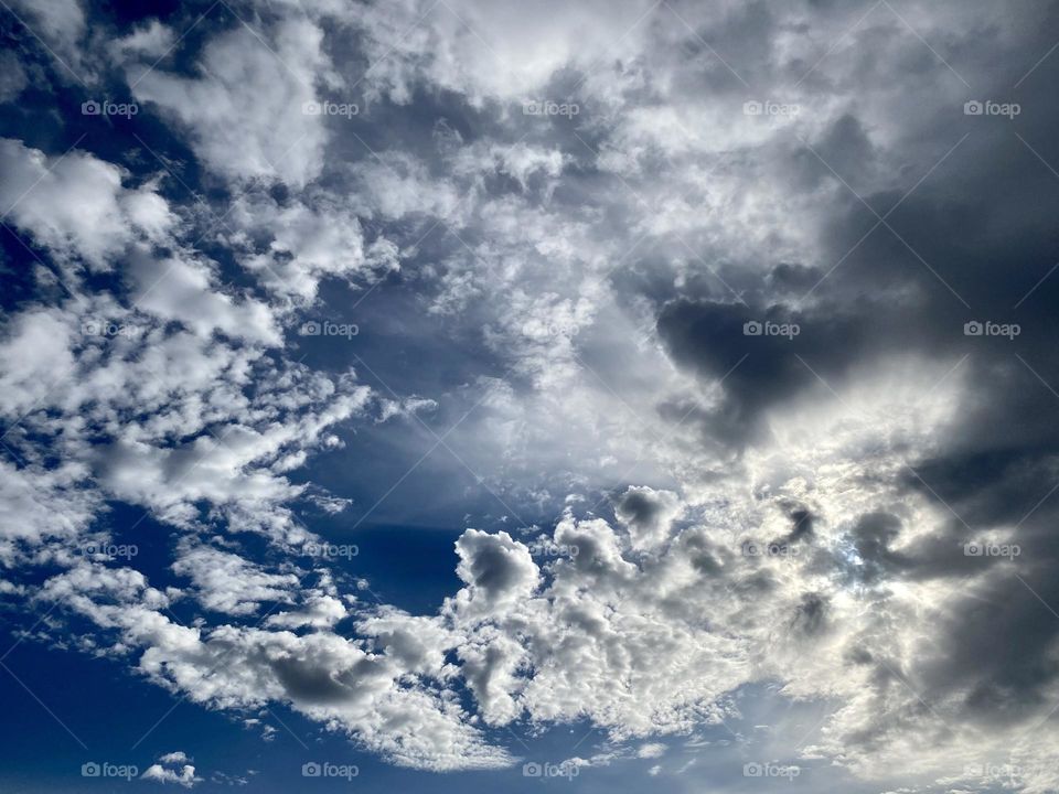 Afternoon Sky Over the Lake