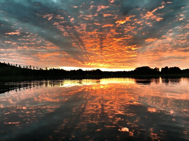 Sunset in Dalarna 