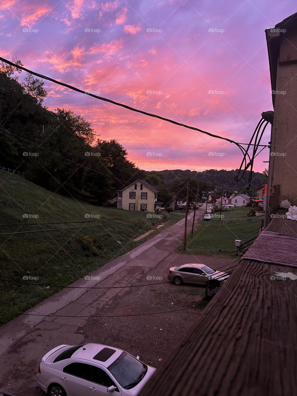 The morning air smells great but the view is even better.