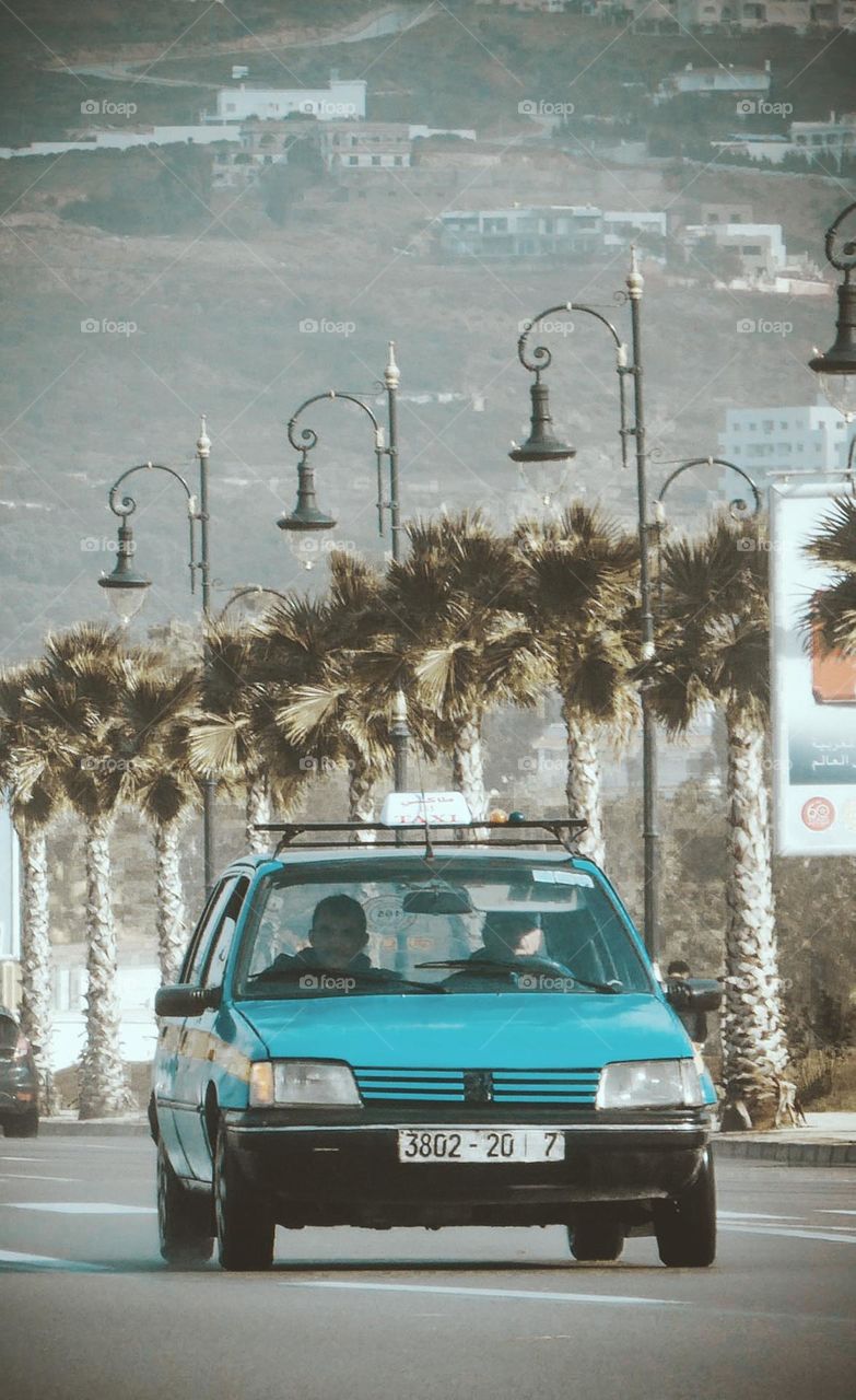 small taxi, Tangier , Morocco.