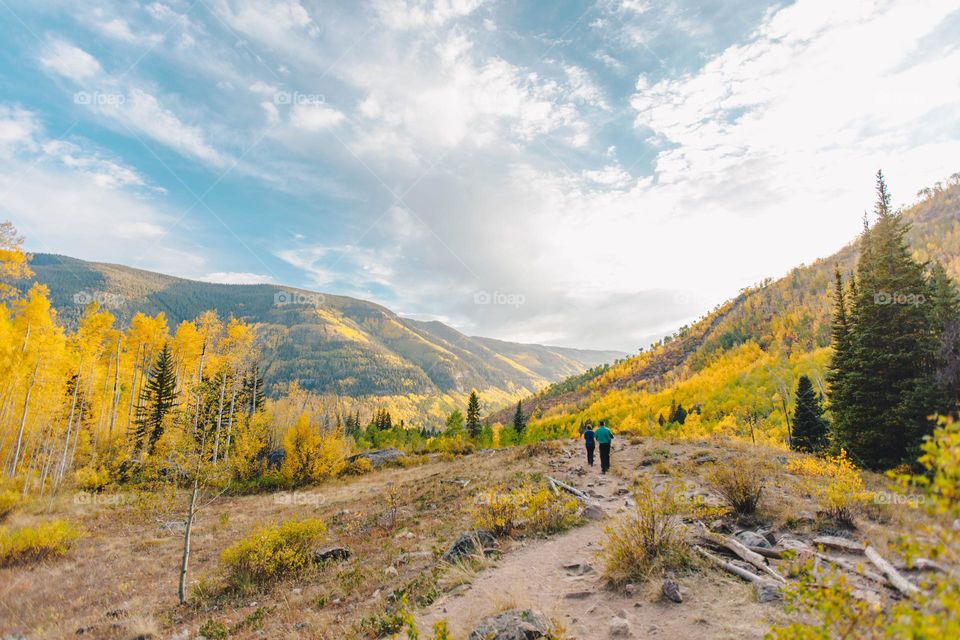 Mountains in fall 