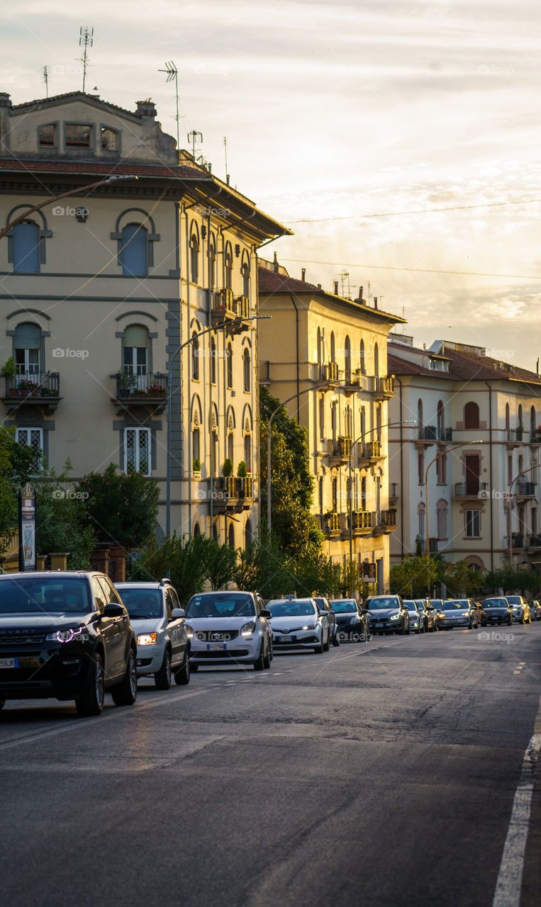 Capvespre als carrers de Roma