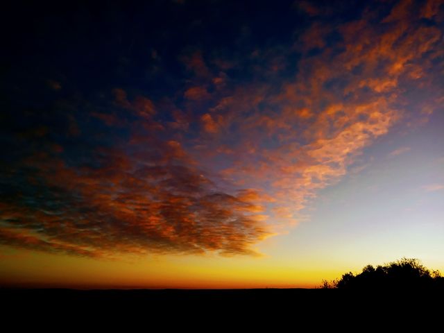 La disgregación de una puesta de sol.