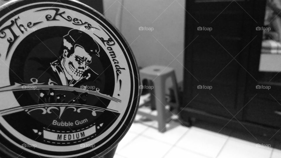 Close up brand picture of Indonesian Local Pomade