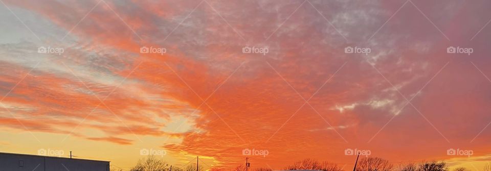 Beautiful sunset from Dusk till Dawn