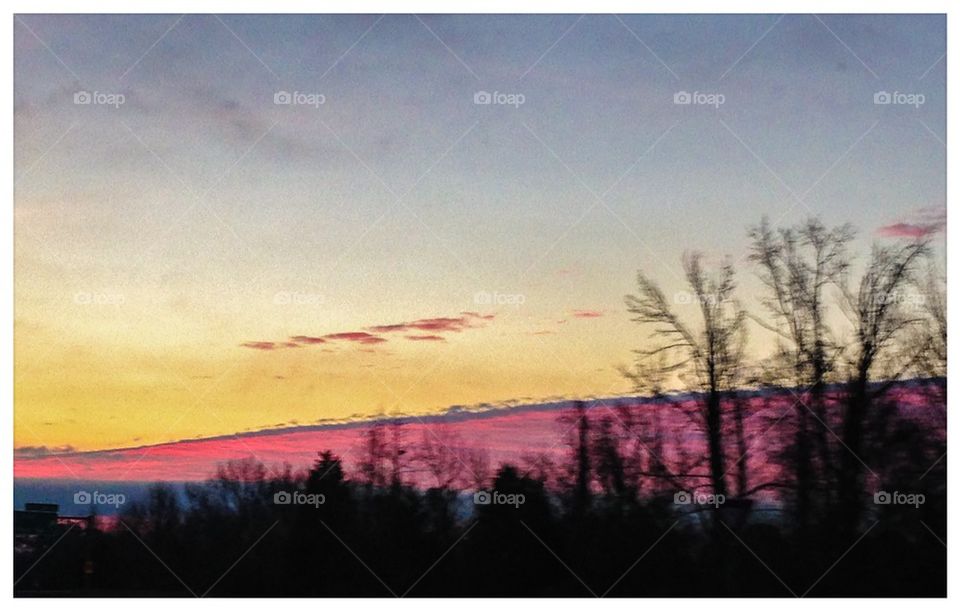 Sunrise on the road 2