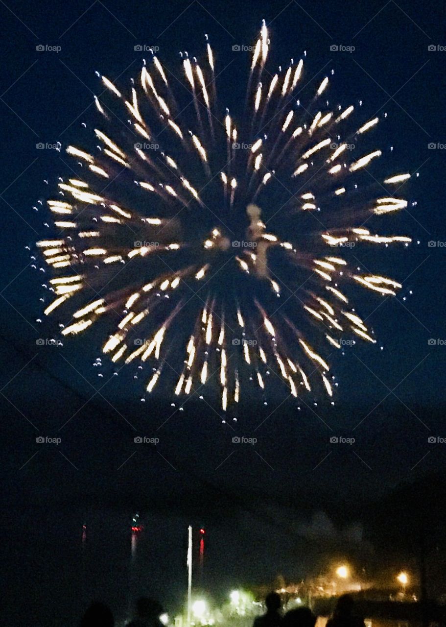 Fireworks Over The Mississippi