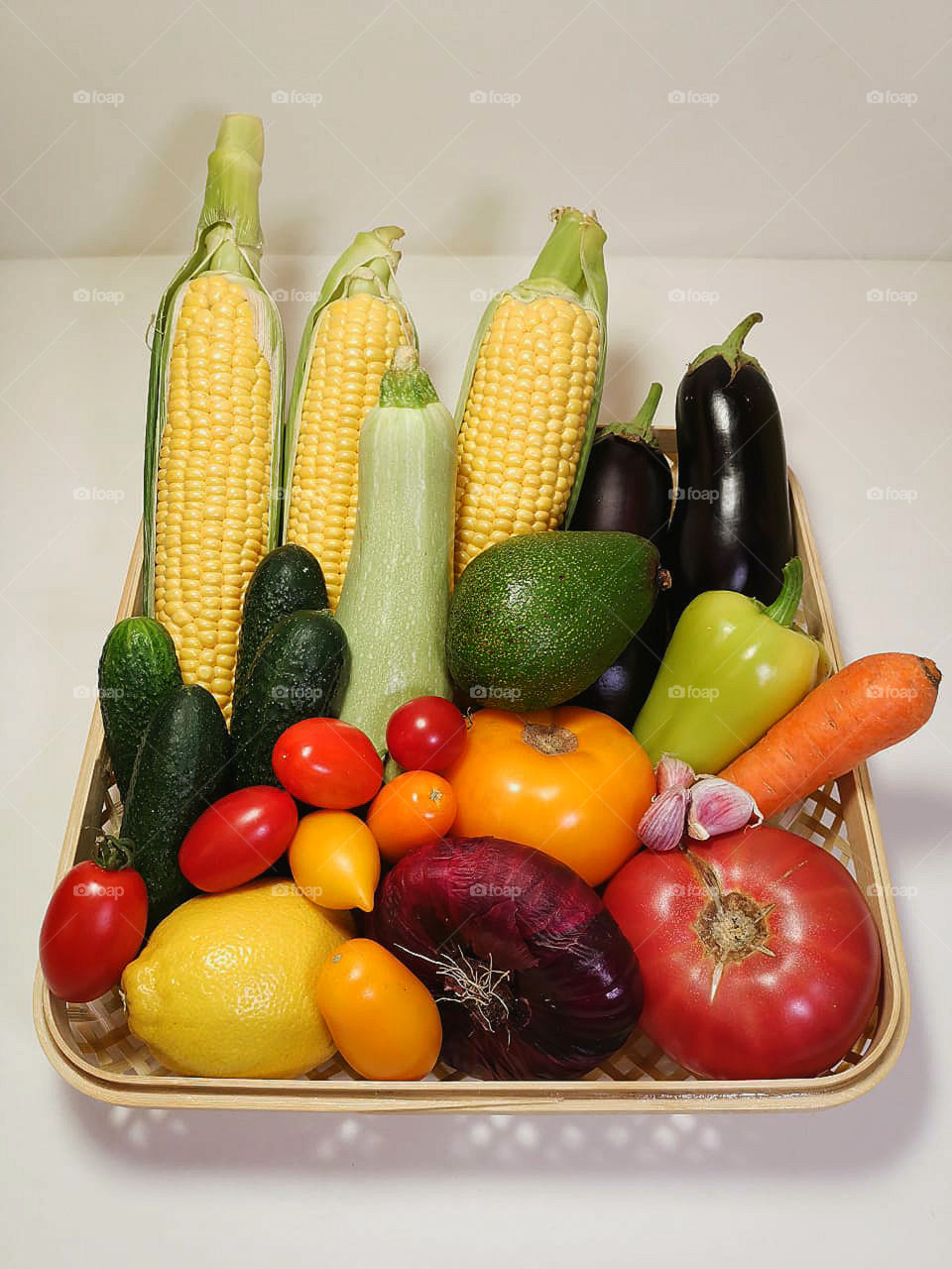Variety of vegetables and fruits
